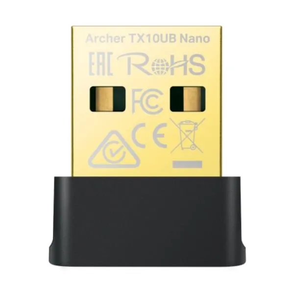 ADAPTADOR BLUETOOTH 5.3 Y WIFI 6 TP LINK ARCHER TX10UB NANO USB AX900  600 MBPS / 5 GHz
