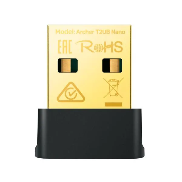 ADAPTADOR TP LINK USB INALAMBRICO 4.2 AC600 ARCHER T2UB NANO (US)