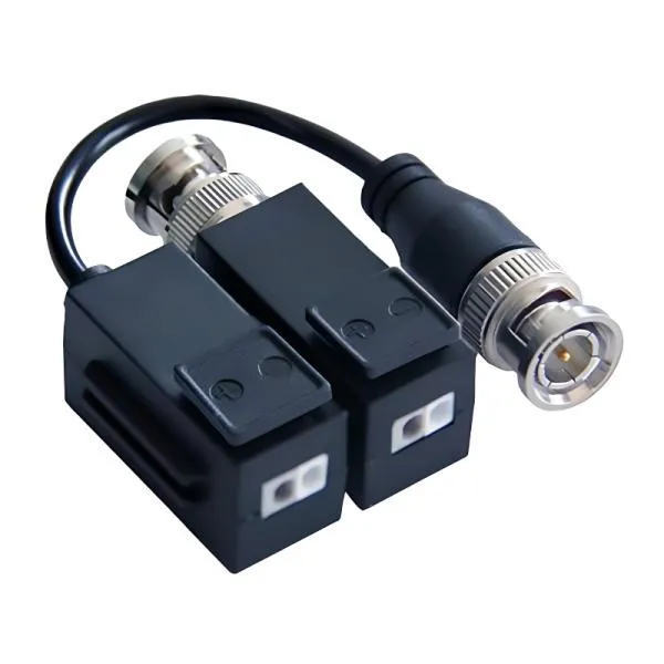 ADAPTADOR VIDEO BALUN TRANSMISOR DE SEÑAL HIKVISION DS-1H18-A(O-STD) (E) AUDIO UTP CAT5E/6 DS-1H18-A 307400789 NEGRO
