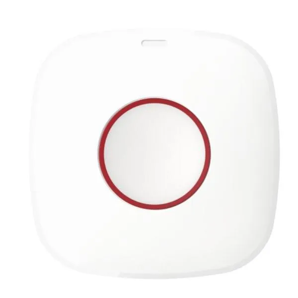 BOTON DE EMERGENCIA DE ALARMA HIKVISION DS-PDEB1-EG2-WB (B) AX PRO 433MHZ BATERIA CR2450 IP66 314300346 BLANCO