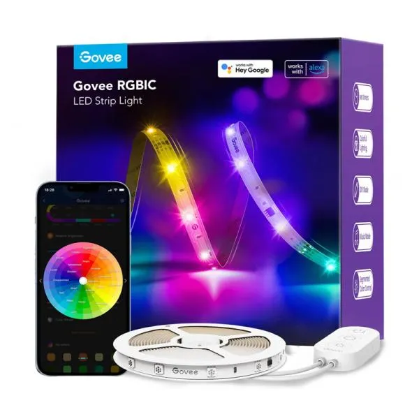 CABLE DE LUCES GOVEE RGBIC BASIC WIFI BLUETOOTH  LED STRIP LIGHTS  H618A1D1