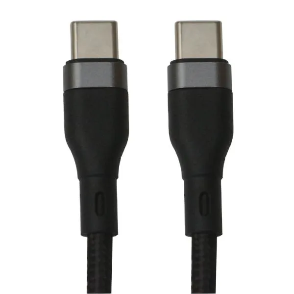 CABLE NOVA FAD31918002C USB-C A USB-C 65W 1.8M NYLON CARGA RAPIDA NEGRO