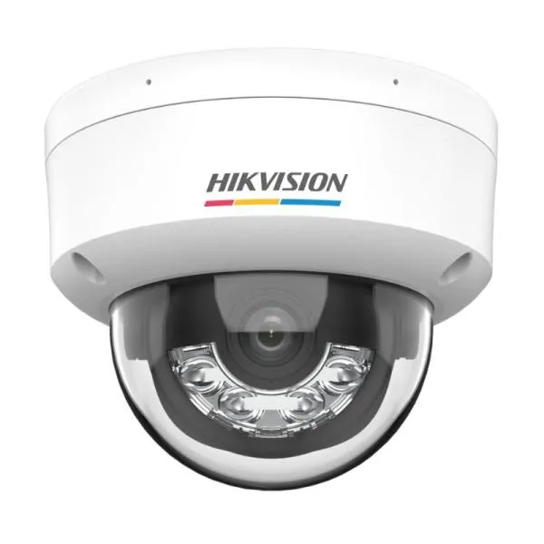 CÁMARA DOMO IP COLORVU HIKVISION DS-2CD1167G3-LIU(2.8MM)(LATAM ACUSENSE) 6MP H.265+/H.265/H.264+/H.264/IP/POE 2.8MM 30M IR/LUZ BLANCA MICRÓFONO INTEGRADO 311334729 BLANCO