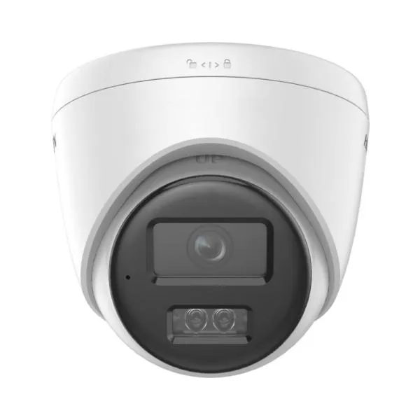 CÁMARA DOMO IP COLORVU HIKVISION DS-2CD1363G2-LIUF(2.8MM)(O-STD) 6MP H.265+/H.265/H.264+/H.264/IP/POE 2.8MM/4MM 30M IR/LUZ BLANCA MICRÓFONO INTEGRADO 311323311 BLANCO