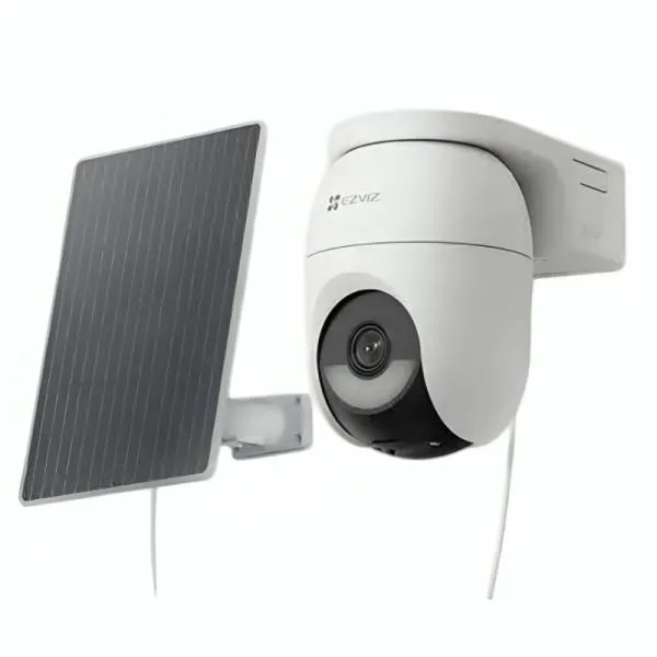 CAMARA EZVIZ PAN & TILT CB8 LITE CS-CB8C/SP-R100(4MP)(AM E-COM)(KIT) (E) 2K+ (2560 X 1440) CMOS 15M IR H.265 / H.264 WIFI CON PANEL SOLAR INCLUIDO 5W 303103600 BLANCO