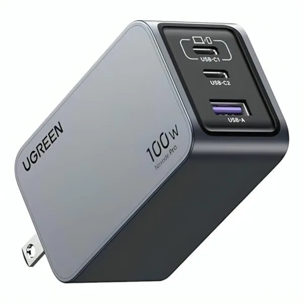 CARGADOR UGREEN X757 NEXODE PRO 100W 3 PUERTOS DE CARGA RAPIDA 25873