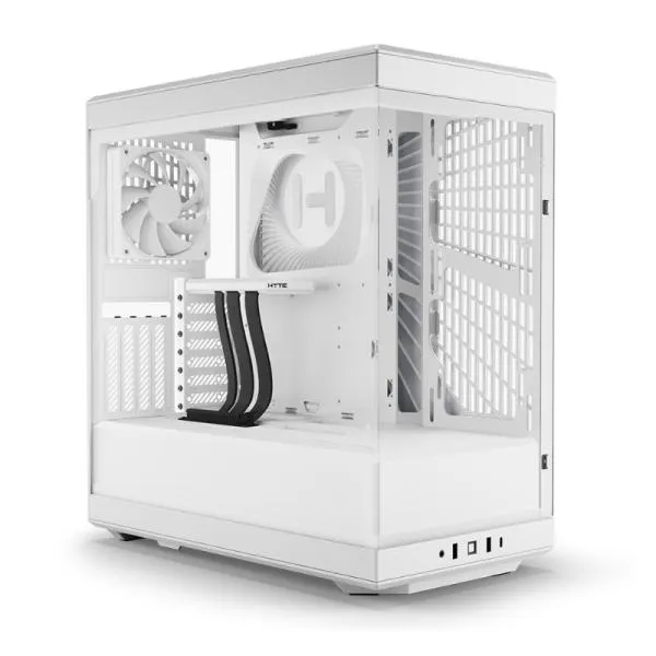 CASE GAMING HYTE Y40 MID TOWER VENTILADORES 2 DE 120MM CON VIDRIO LATERAL Y FRONTAL CS-HYTE-Y40-WW BLANCO