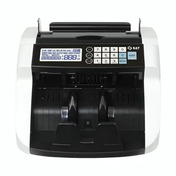 CONTADORA DE BILLETES SAT BC2150 MULTIDIVISA DETECCIÓN UV/MG/IR