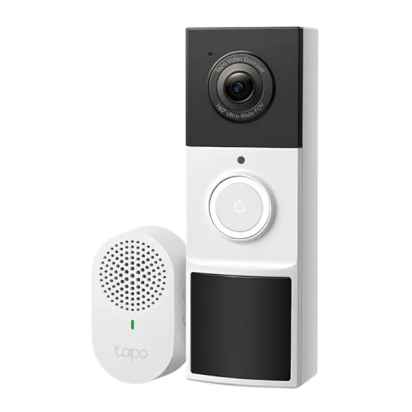 CONTROL DE ACCESO TIMBRE INTELIGENTE TP LINK TAPO D210 CAMARA 2K 3MP WIFI 2.4 GHZ