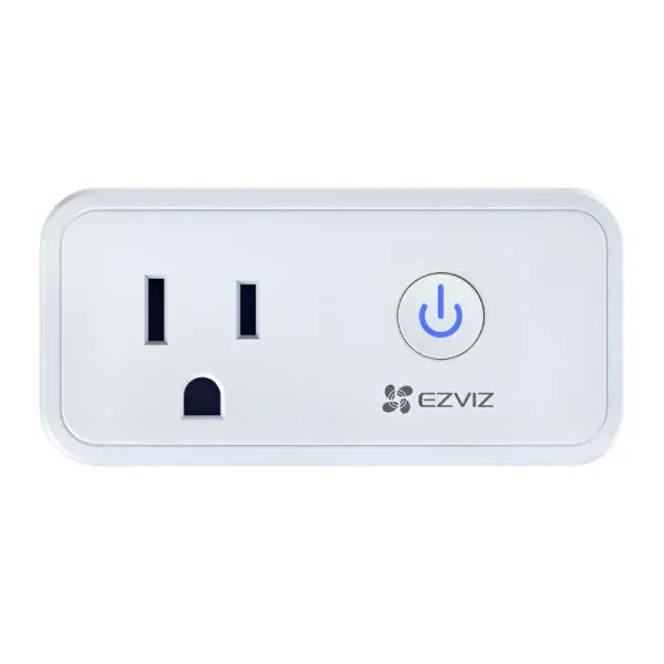 ENCHUFE INTELIGENTE EZVIZ CS-T30-10B-US WIFI 2.4GHZ CONTROL POR VOZ/MONITOREO DE ENERGIA/TEMPORIZADOR CONTROL DE DISPOSITIVOS ELECTRICOS BLANCO