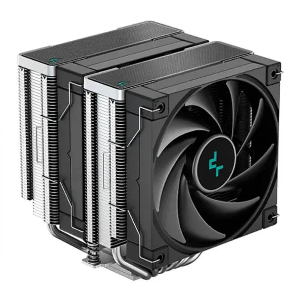 ENFRIAMIENTO DE AIRE DEEPCOOL AK620 LGA2066/AM5 2X120MM FDB R-AK620-BKNNMT-G NEGRO
