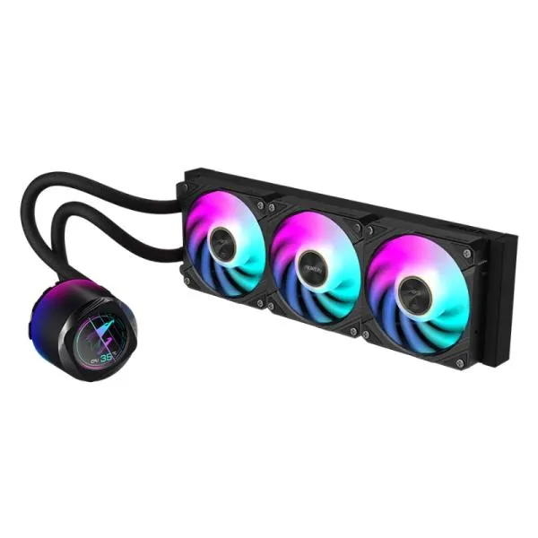 ENFRIAMIENTO LIQUIDO RGB GIGABYTE AORUS WATERFORCE X II 360MM AIO LGA1851 AM5 NEGRO