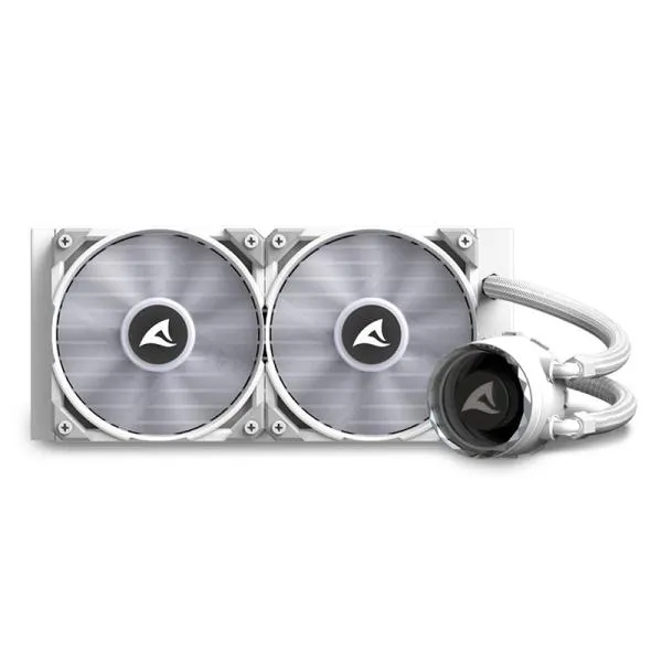 ENFRIAMIENTO LIQUIDO SHARKOON S80 RGB AIO 240MM 4044951038602 BLANCO
