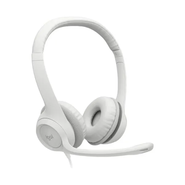 HEADSET LOGITECH H390 ALÁMBRICO USB 981-001285 BLANCO