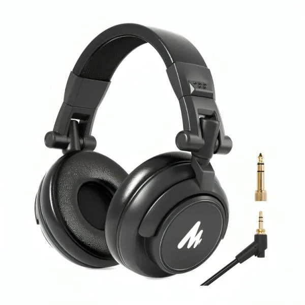 HEADSET MAONO AU-MH601 ALÁMBRICO MONITORIZACION DE ESTUDIO NEGRO