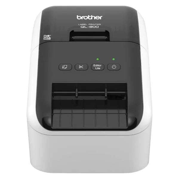 IMPRESORA DE ETIQUETAS BROTHER QL800 TÉRMICA DIRECTA USB NEGRO / BLANCO