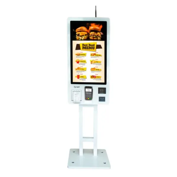 KIOSCO TRANSACCIONAL PUNTO DE VENTA SAT AMERICA KT32AC CORE I5 11VA GEN 8G/128GB P32 SATKT32ACC5-11G8S BLANCO
