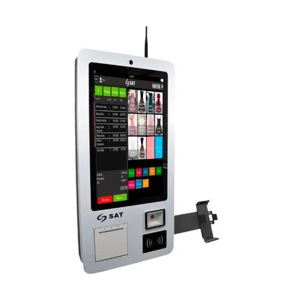 KIOSCO TRANSACCIONAL SAT AMERICA KT21LC 21  PULG ANDROID 8.0 IS 4050047000143