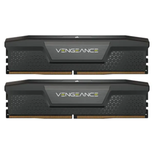 MEMORIA RAM PC 16GB (2×8GB) CORSAIR CMK16GX5M2B5200C40 DDR5 5200 MHZ CL40 1.25 V VENGEANCE. XMP 3.0 NEGRO DIMM 288 PINES NEGRO