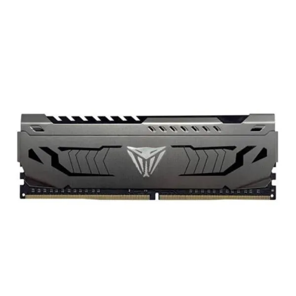 MEMORIA RAM PC 16GB PATRIOT PVS416G360C8 V4S DDR4 3600 MHZ CL18 1.35 V VIPER 4 STEEL. DISIPADOR ALUMINIO. XMP 2.0 DIMM 288 PINES NEGRO