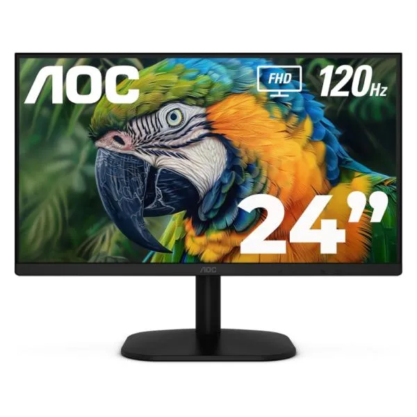 MONITOR AOC 24B35H3 24 PULG PLANA FULL HD 1920 X 1080 120HZ IPS LED ADAPTIVE SYNC HDMI / VGA / 3.5MM NEGRO