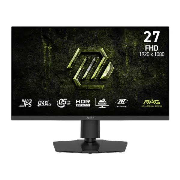 MONITOR GAMING MSI MAG 272PF X24 27 PULG PLANA 1920 X 1080 FHD 240HZ IPS ADAPTIVE-SYNC ALTAVOCES 2X2W 9S6-3CE59T-023 NEGRO