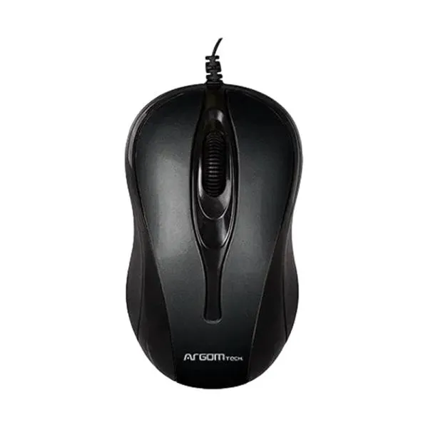 MOUSE ARGOM ALAMBRICO  ARG-MS-0008BK Negro