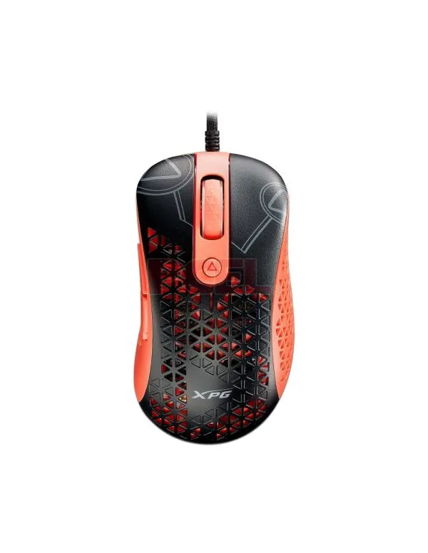 MOUSE GAMING RGB ADATA XPG SLINGSHOT ALÁMBRICO USB 12000 DPI SLINGSHOT-BK/OGCWW NEGRO / NARANJA