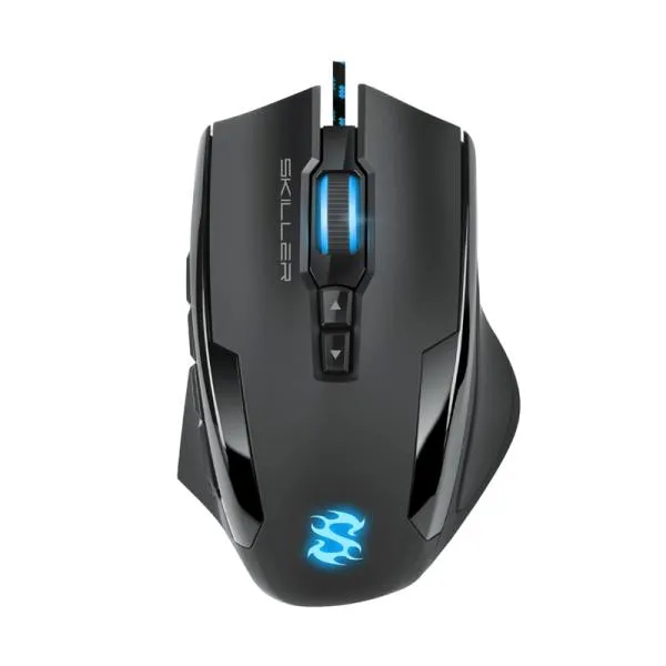 MOUSE GAMING RGB SHARKOON SKILLER SGM1 ALÁMBRICO USB 10800 DPI 4044951018963 NEGRO