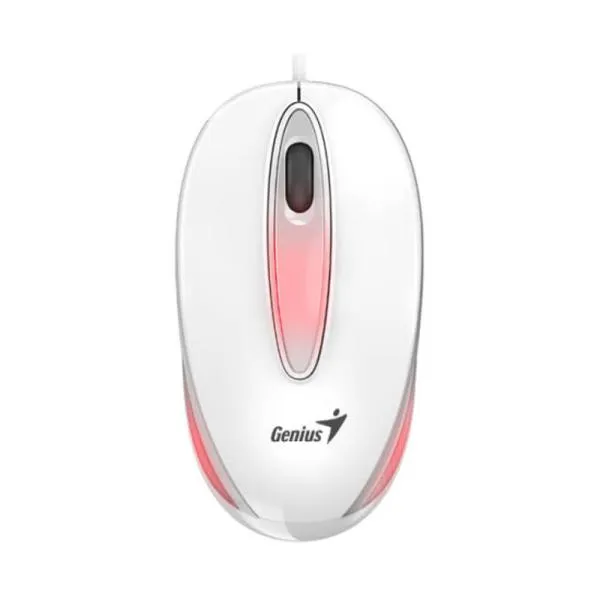 MOUSE GENIUS RS2 DX-MINI ALÁMBRICO USB 1200 DPI  31010025401 BLANCO