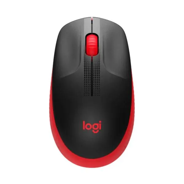 MOUSE LOGITECH  M190 INALÁMBRICO CON RECEPTOR NANO 1000 DPI 910-005904 ROJO