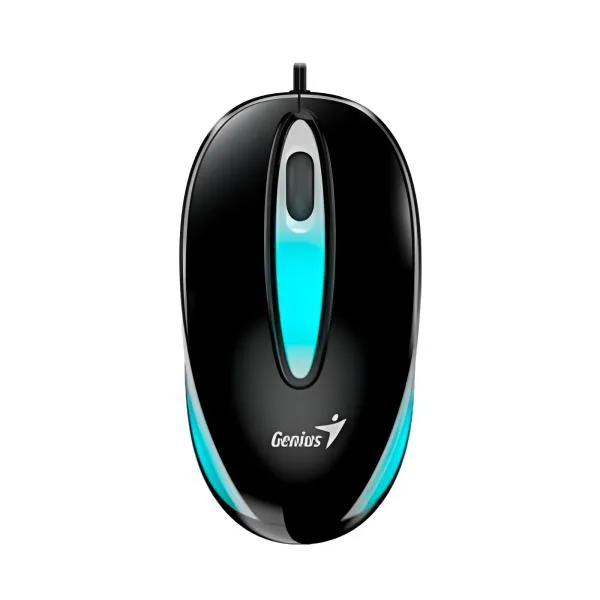 MOUSE RGB GENIUS RS2 DX-MINI ALÁMBRICO USB 1200 DPI 31010025400 NEGRO