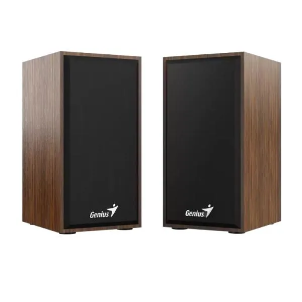 PARLANTE GENIUS SP-HF180 6W CABLEADO USB / 3.5MM 31730029400 MADERA OSCURA