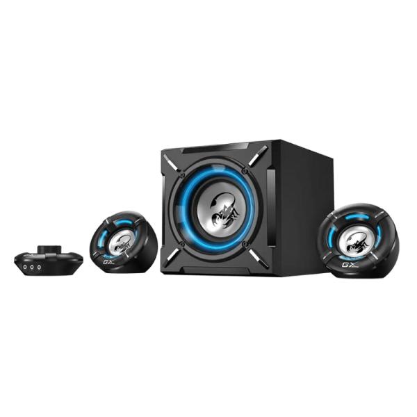 PARLANTE GENIUS SW-G2.1 1000 26W CABLEADO 3.5MM / RCA  31730043401 NEGRO