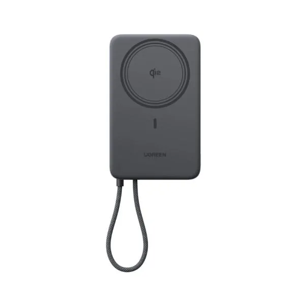 POWER BANK UGREEN PB570 10000 MAH QI2 15W/CABLE USB-C INTEGRADO/CARGA 30W 75982B