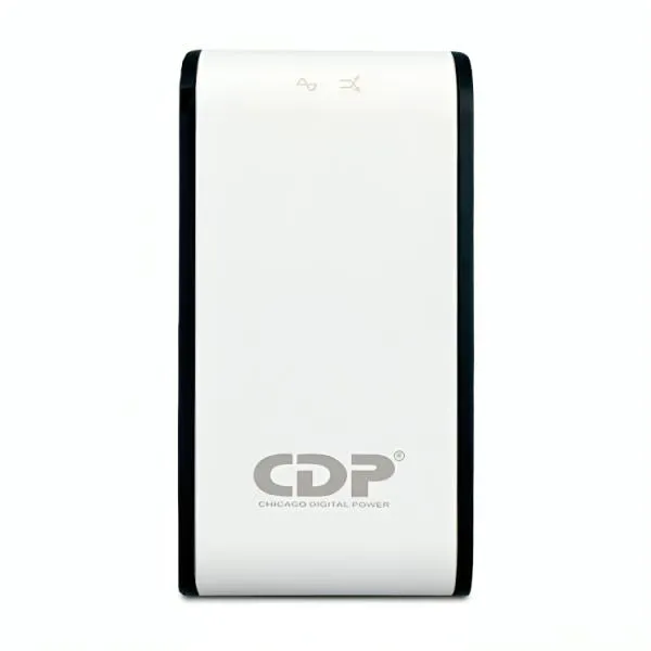 REGULADOR DE VOLTAJE CDP R2C-AVR1008 1000VA 500W 8 TOMAS 120 VCA PROTECCIÓN COAXIAL LED BLANCO / NEGRO