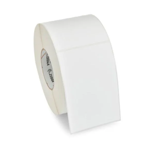 ROLLO DE ETIQUETA ZEBRA Z-ESSENTIALS 540T 4 PULG X 2 PULG NUCLEO 3 PULG 8 PULG OD SIN PERFORACION 10043286