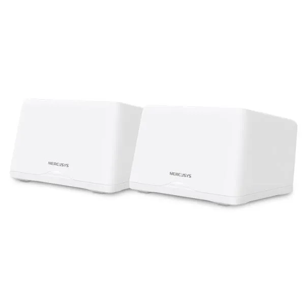 ROUTER MERCUSYS HALO H47BE(2-PACK) TRI BAND 2.4/5/6 GHZ 9300 MBPS WIFI 7 MESH PUERTOS WAN/LAN BLANCO
