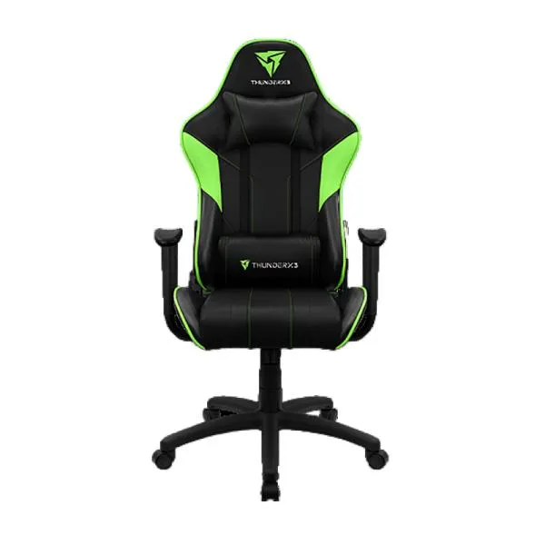 SILLA  THUNDERX3 EC3-BLACK-GREEN(STEEL BASE) TEGC-2027101.G3