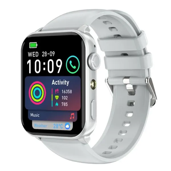 SMART WATCH BLACKVIEW R30 MAX PLATEADO