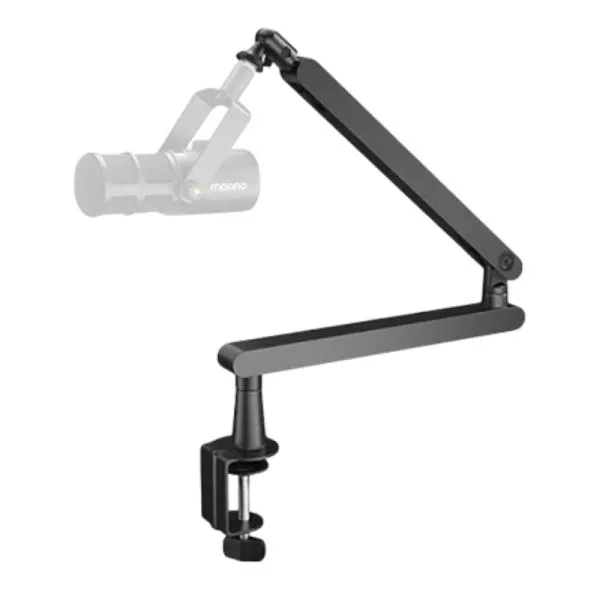 SOPORTE  PARA MICROFONO MAONO BA92 COMPATIBLE CON MICROFONOS PD400X PD200X PD100 PM500 PM320 PM325T CAPACIDAD DE 2KG  TORNILLO DE 5/8 PULG A 3/8 PULG NEGRO