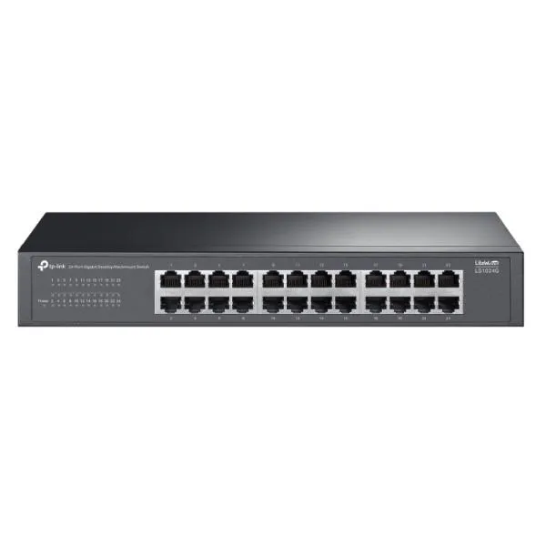 SWITCH TP LINK SF1048 48 PUERTOS RJ45 10/100 MBPS NO ADMINISTRABLE NEGRO