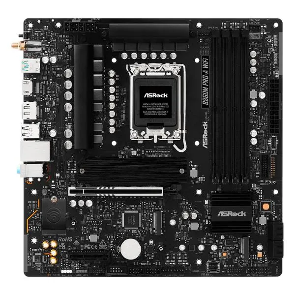 Tarjeta Madre ASROCK B860M PRO-A WIFI - LGA 1851 - DDR5 - mATX - PCIe 5.0