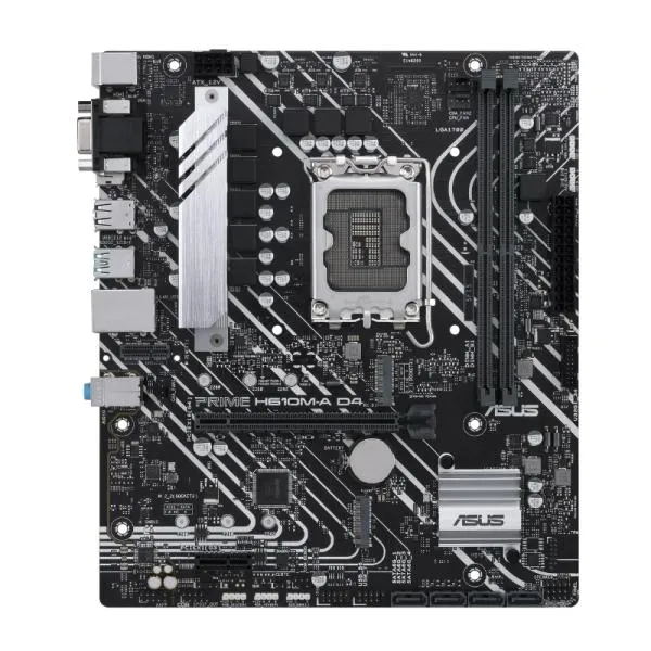 TARJETA MADRE ASUS PRIME H610M-A LGA1700 M-ATX DDR5 90MB1G20-M0EAY0 NEGRO / BLANCO