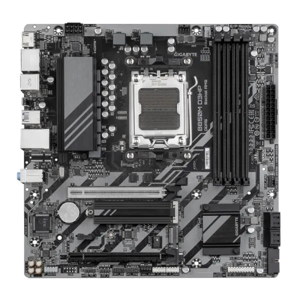 TARJETA MADRE GIGABYTE  B850M D3HP AM5 MICRO-ATX DDR5 NEGRO / BLANCO