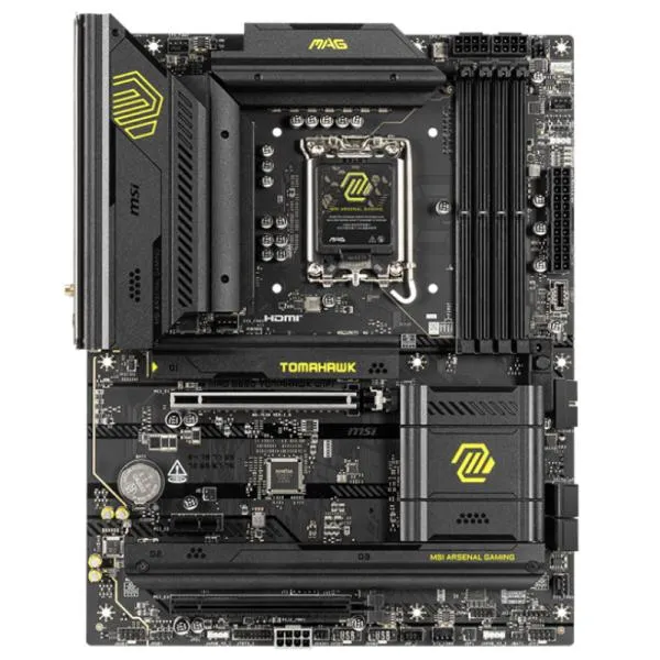 TARJETA MADRE MSI MAG B860 TOMAHAWK WIFI LGA1851 ATX DDR5 911-7E39-001 NEGRO NEGRO