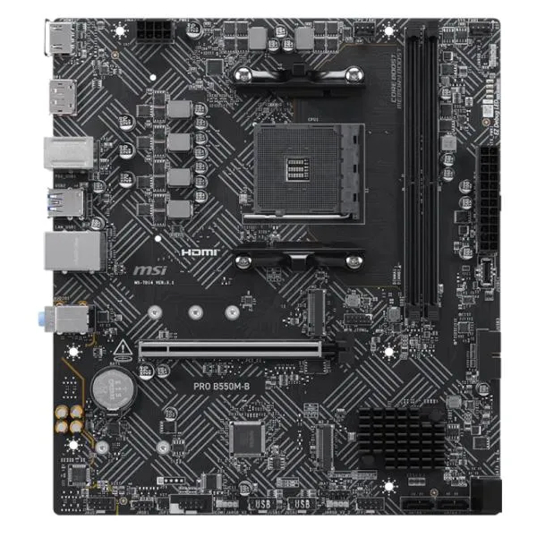 Tarjeta Madre Gigabyte B550M H ARGB - AM4 - DDR4 - mATX - PCIe 4.0