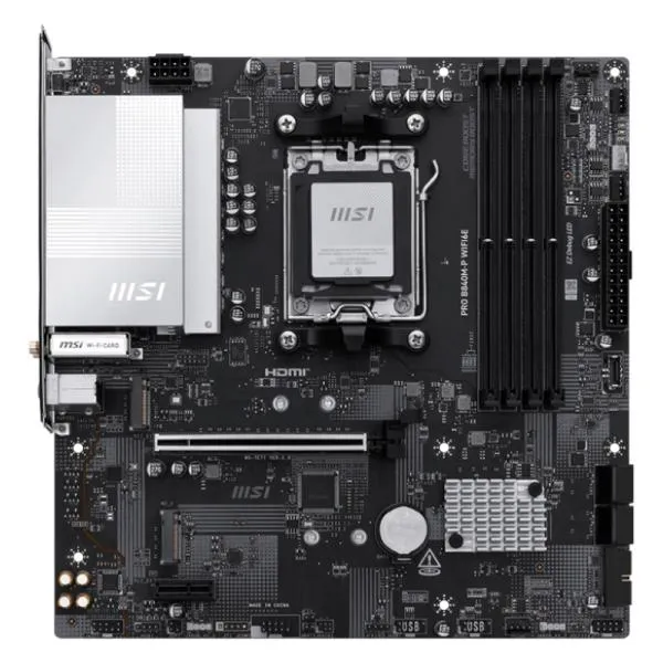 Tarjeta Madre MSI PRO B840M-P WIFI6E - AM5 - DDR5 - mATX - PCIe 4.0