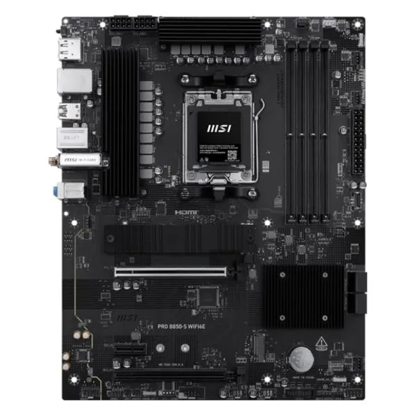 Tarjeta Madre MSI PRO B850-S WIFI6E - AM5 - DDR5 - ATX - PCIe 4.0