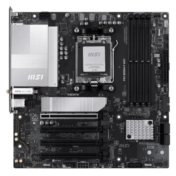 Tarjeta Madre MSI PRO B850M-P WIFI - AM5 - DDR5 - mATX - PCIe 4.0